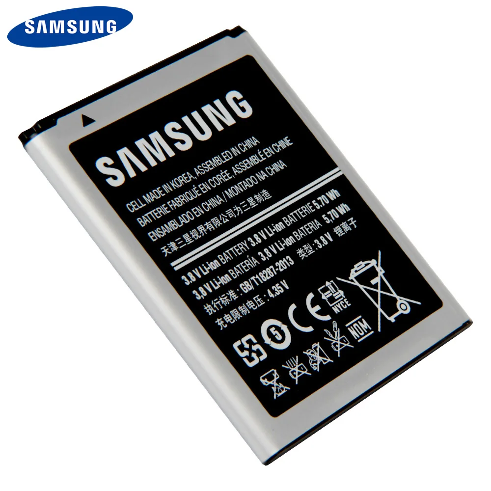 Оригинальная запасная батарея EB425161LU для Samsung GT S7562L S7560 S7566 S7568 S7572 S7580