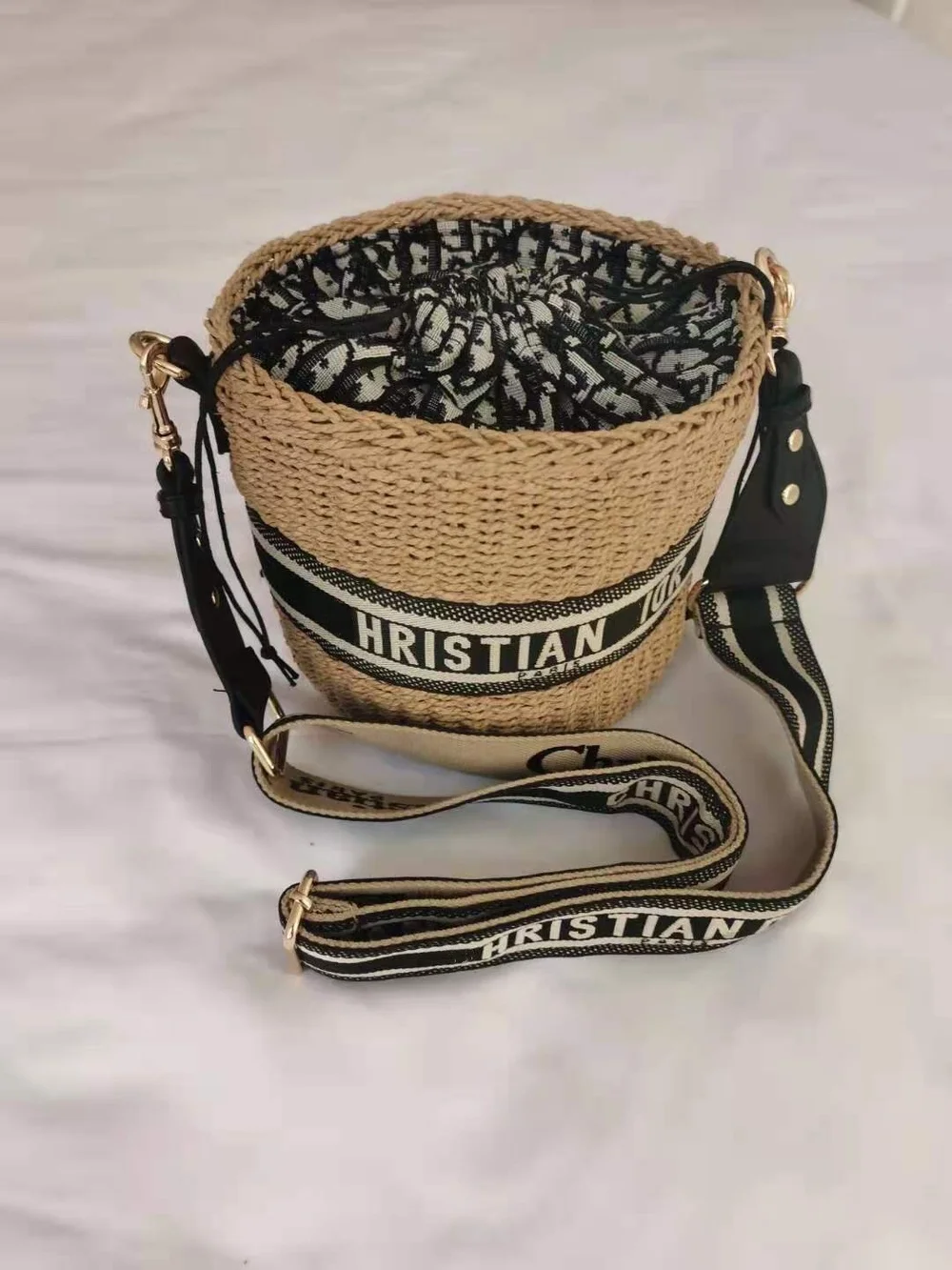 

The newest brand female bag woven round shoulder bag in the summer of 2021, a must for ladies vacation handbag