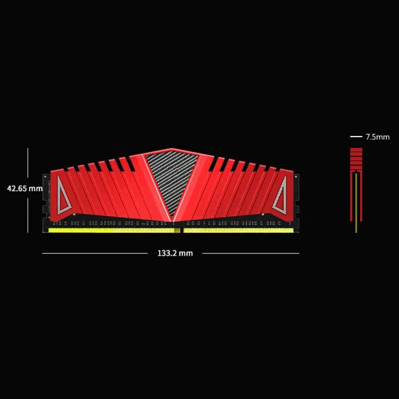 Радиатор охлаждающий для настольной памяти DDR2 DDR3 DDR4 1 комплект | Компьютеры и офис
