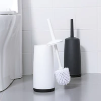 Household Toilet Cleaning Brush Holder Set Long Handle Dead Ends Creative Toilet Soft Hair Brush Bathroom Cleaning Tool