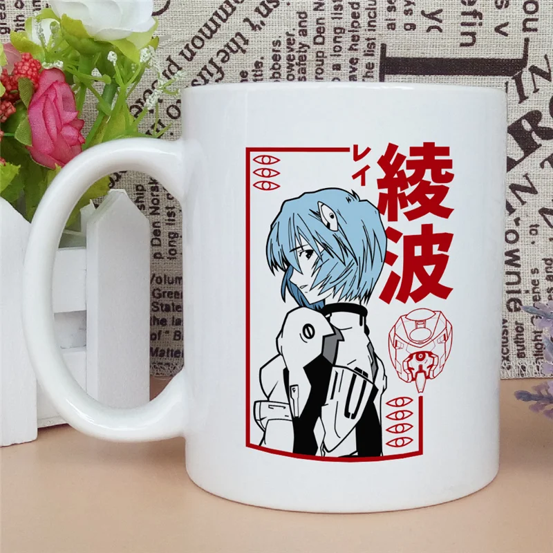 

Ayanami Rei Anime Classic Aesthetic Art Mugs Cool Cartoon graphic Cup Customized Premium Mug Coffee Cup Milk Cup Water Cups