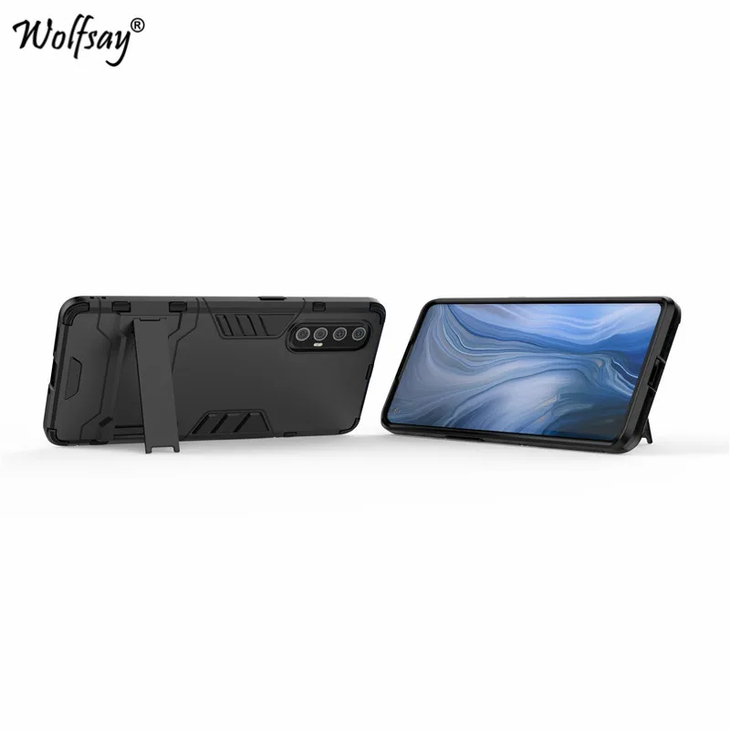 for oppo reno3 pro case shockproof soft rubber armor pc phone case bumper for oppo reno3 pro protective cover for oppo reno3 pro free global shipping