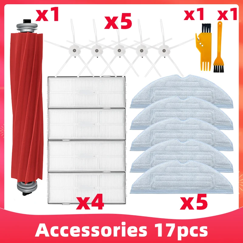 Швабры для фильтров Roborock S7 / S70 / S75 / S7Max / S7MaxV / T7S Plus, запасные части для роботизированных пылесосов, аксессуары