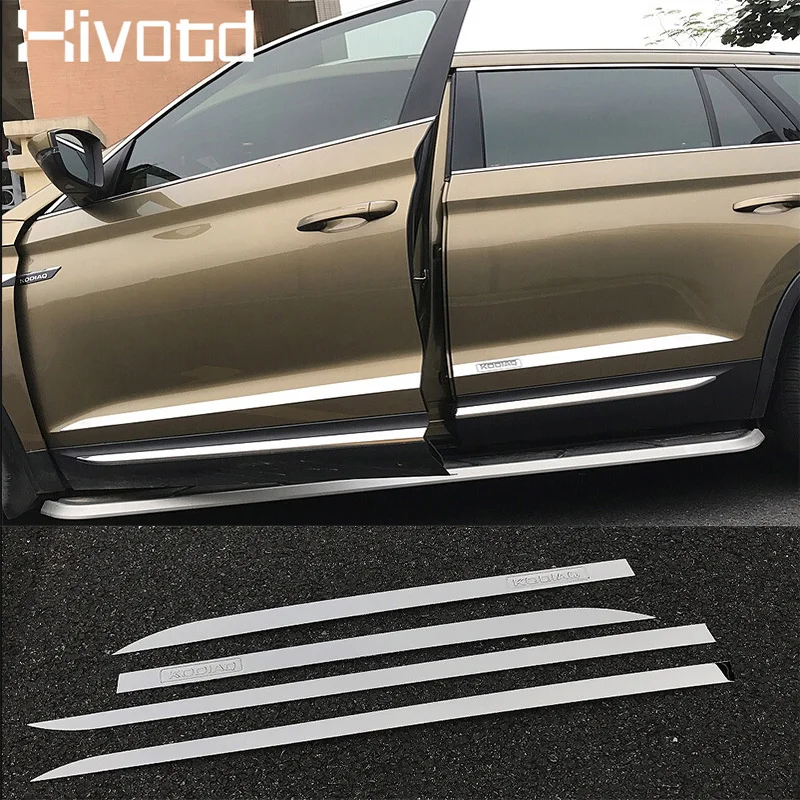 Hivotd для Skoda Kodiaq шкода кодиак внешние аксессуары автомобильной двери защитная