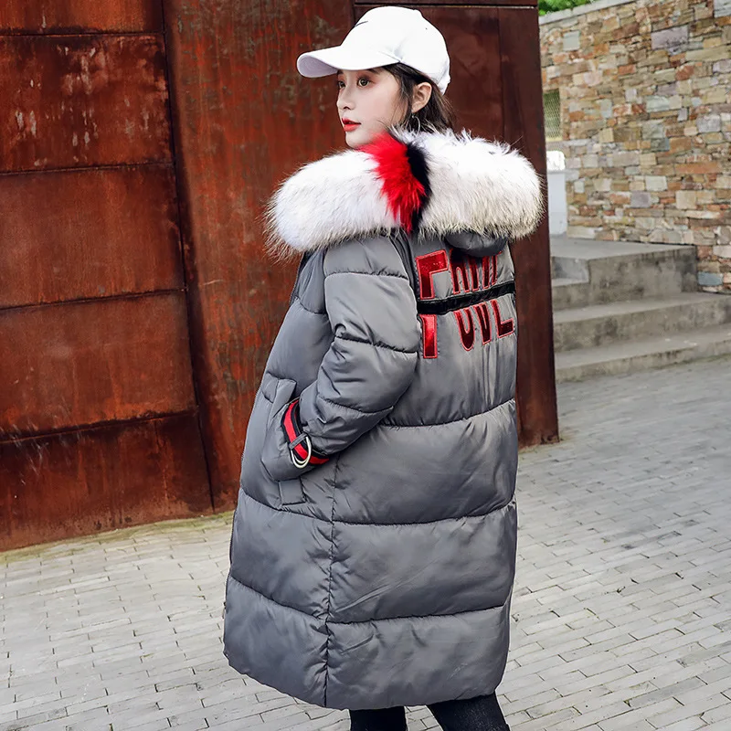 Winter Parka Jacket 2019 Women Plus Size Down Cotton Long Coat Female Padded Thick Parkas Chamarras De Mujer KJ717