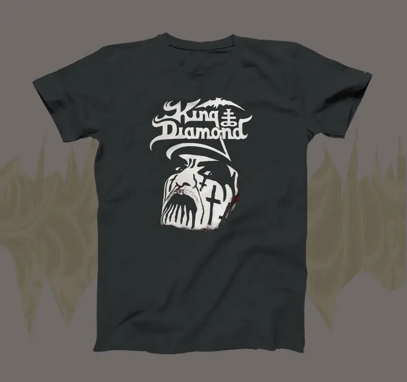 

King Diamond Logo Men'S Black T Shirt Tee Shirt 2019 Unisex Tee