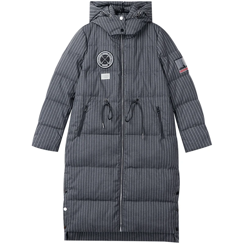 Parka Winter Women 2020 White Duck Down Coat Female Puffer Jacket Korean Parkas Mujer VIM19D6061 YY2042 | Женская одежда