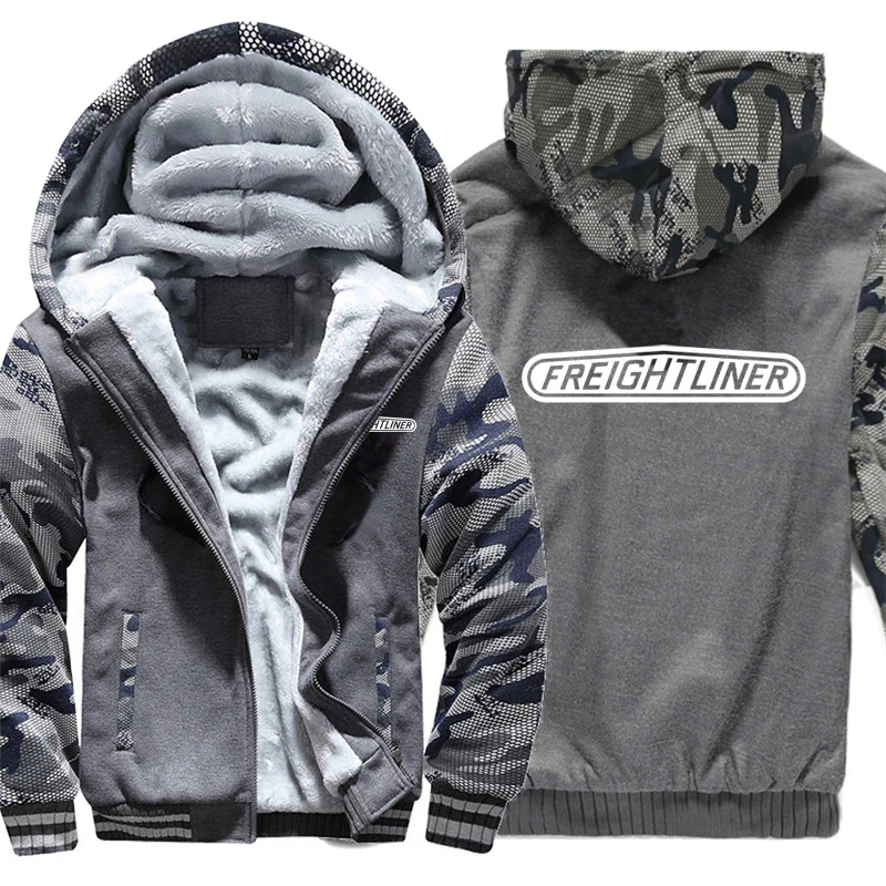 Толстовка Freightliner Trucks Мужская модная куртка пуловер флисовая подкладка толстовки