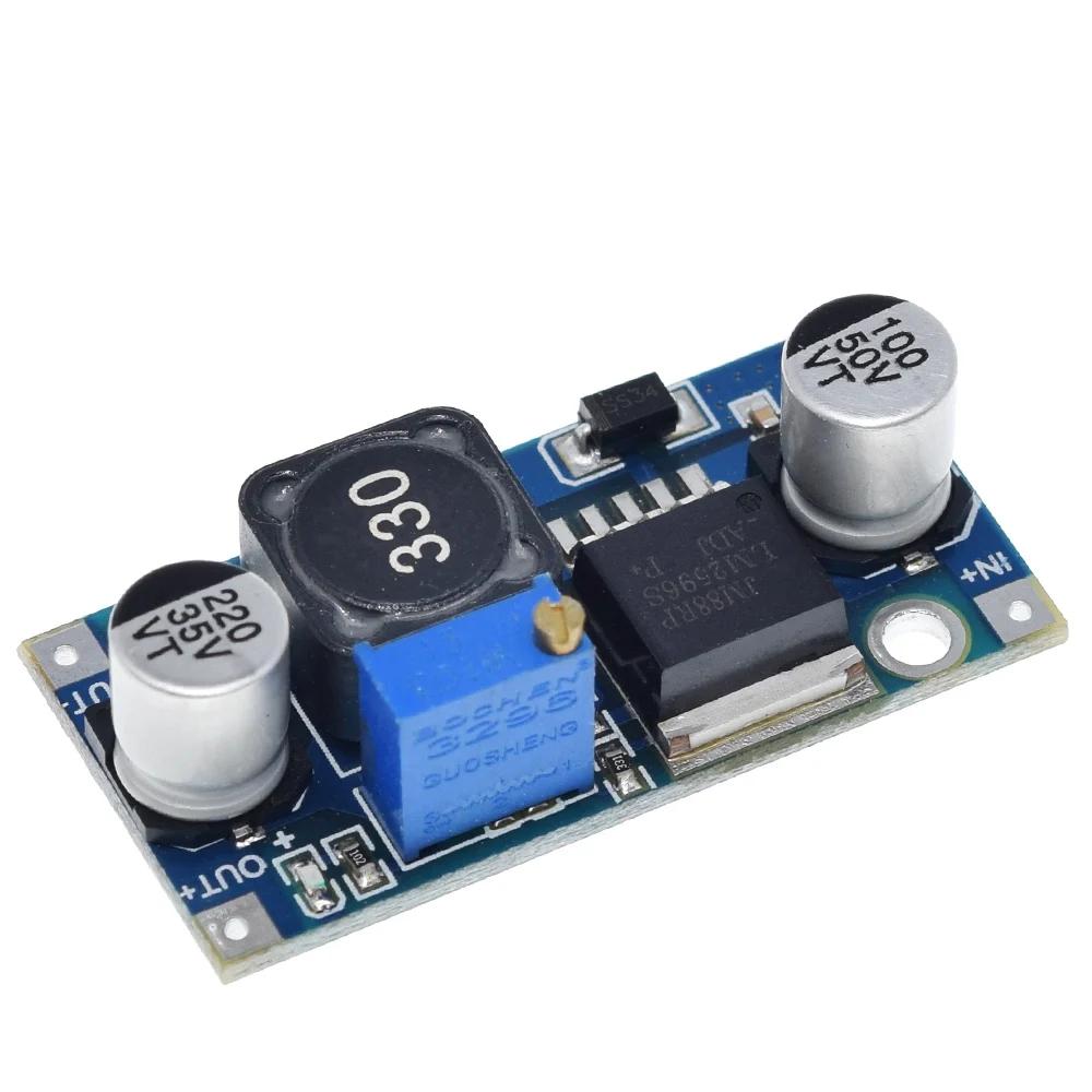 LM2596s DC-DC понижающий источника питания модуль 3A Регулируемый LM2596 регулятор