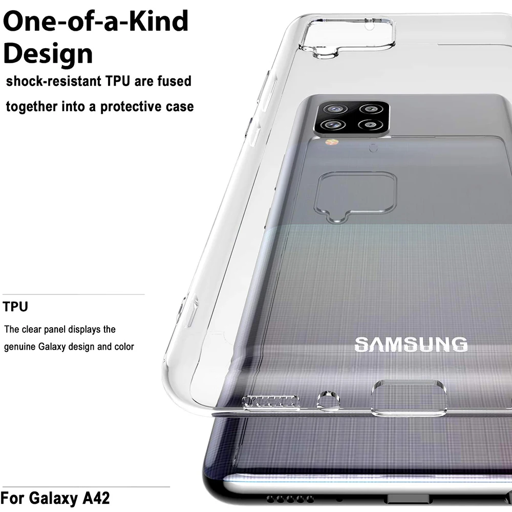 Ультратонкий чехол для Samsung Galaxy A10 A10E A10S A11 A20 A20E A20S A30 A31 A40 A41 A42 M10 M01s силиконовая