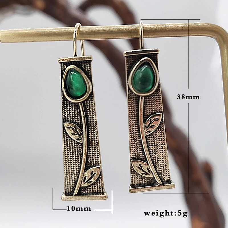 

Vintage Ethnic Flower Oil Drop Dangle Earrings for Women Female 2019 Lovely Ornaments Hanging Earring Jewelry Accessories O4M134