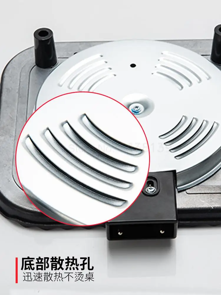 Горячий горшок для барбекю один большой емкости Корейский съемная электрическая