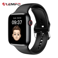 lemfo iwo w37 smart watch men bluetooth call smart watch 2021 heart rate monitor diy face ecg smartwatch man vs hw22 iwo 13 pro