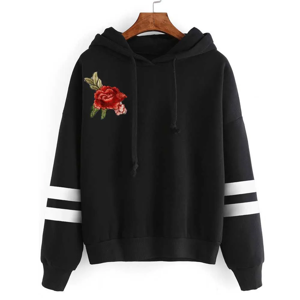 

Floral Hoodies Sweatshirts 2022 Women Casual Kawaii Harajuku Fashion Punk For Girls Clothing European Tops Korean