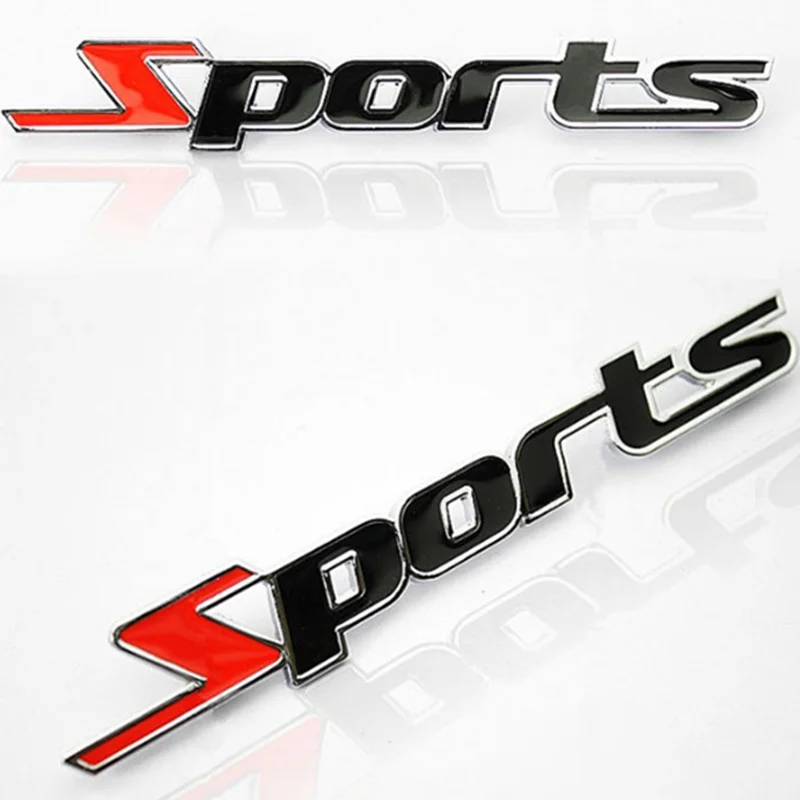 Стайлинг автомобиля 3D Металлические автомобильные наклейки спорт для SsangYong Actyon