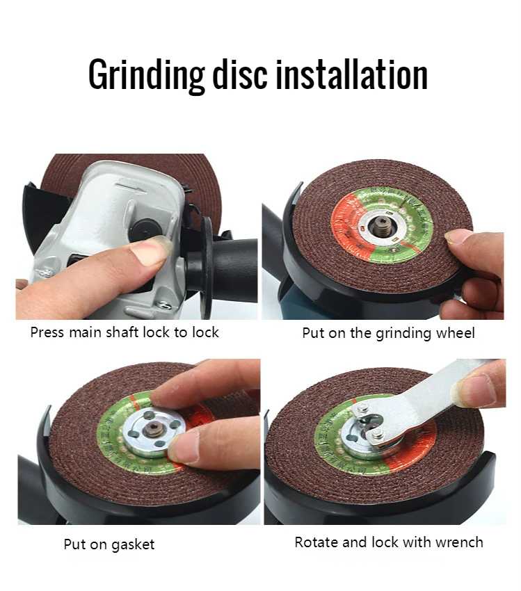 

1000W 220V 12000rpm 6 Speed Adjustable Electric Angle Grinder Power Tool Grinding Metal Wood Cutting and grinding Machine
