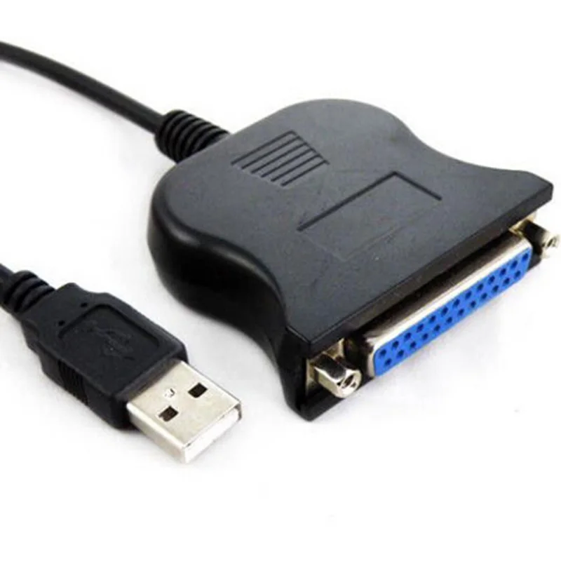 Кабель-адаптер для принтера с параллельным портом USB 2 0 1 папа на 25 Pin DB25 мама LPT