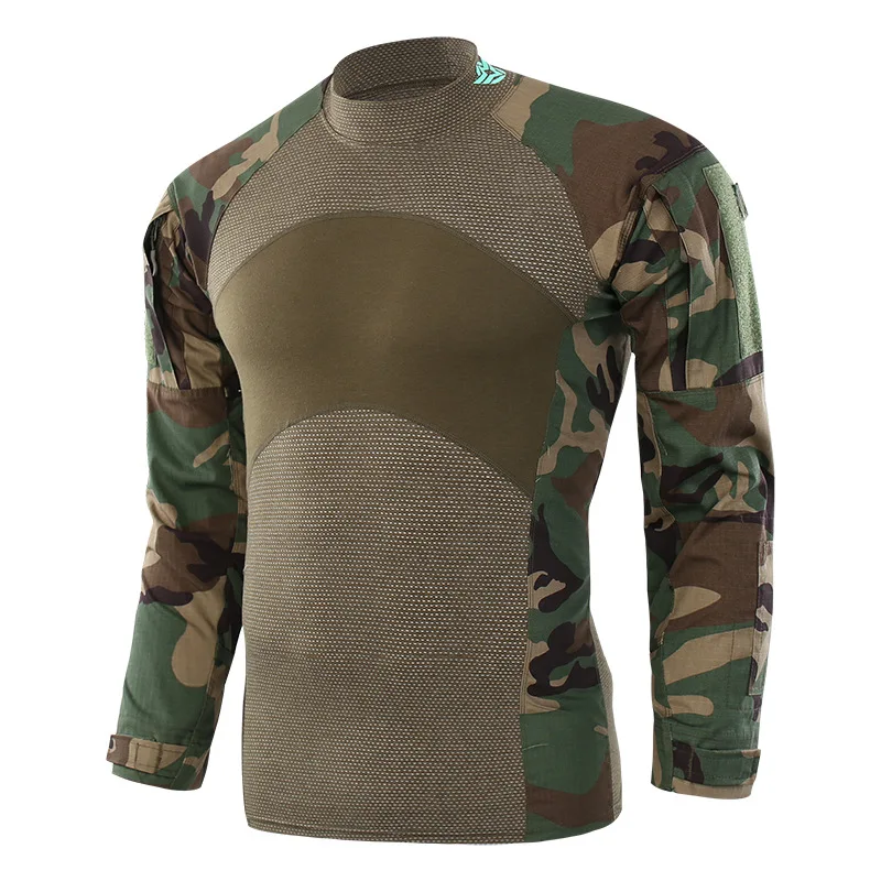 

2020 New Army Tactical Military Uniform Camouflage Combat-proven Shirts Rapid Assault Long Sleeve Shirt Battle Strike Uniforms