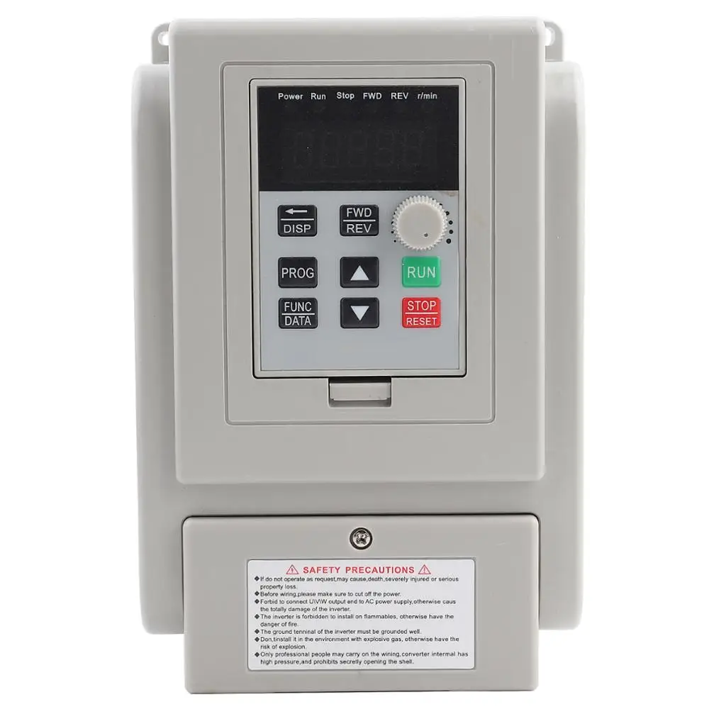 VFD частотно-регулируемый привод 1.5KW однофазный 220V двигатель-преобразователь