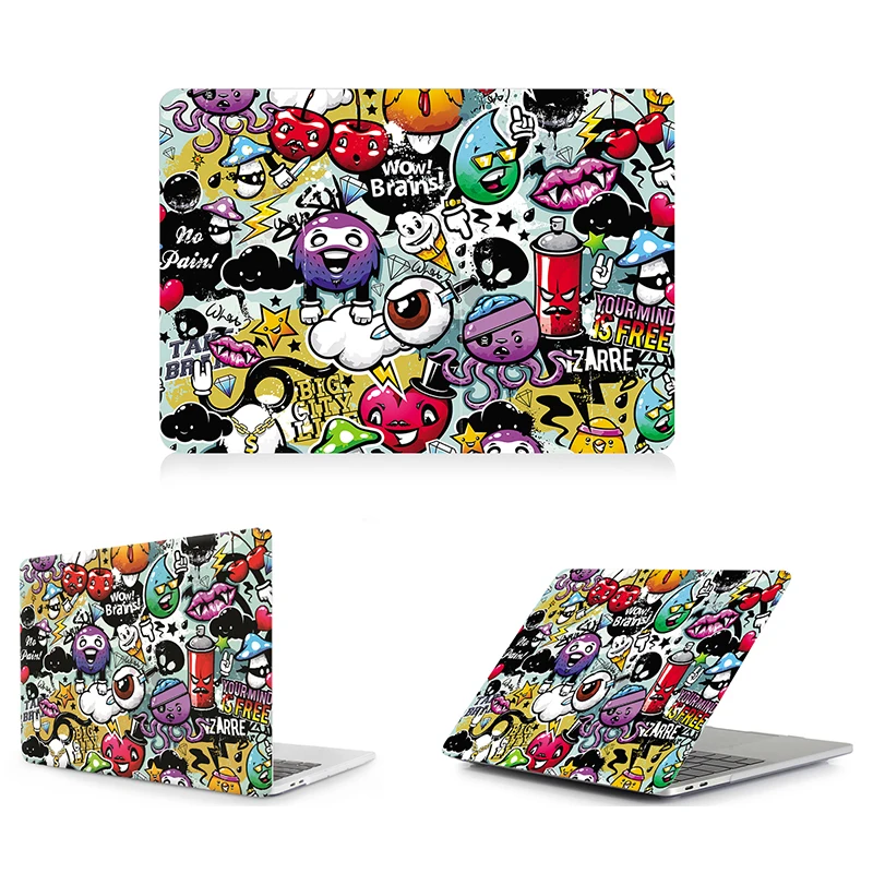MTT чехол с граффити для Macbook Air Pro retina 11 12 13 15 16 дюймов с сенсорной панелью для mac book Air 13," Сумка для ноутбука