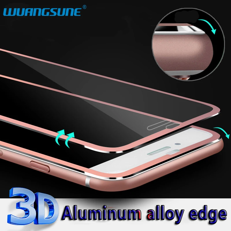 3D Full Coverage for iPhone 7 8 Titanium Alloy Tempered Glass for iphone 7 8plus phone Screen Protector film