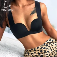 cinoon womens tube top push up bra sexy lingerie bras for women seamless wire free underwear women 5 colors intimates bralette