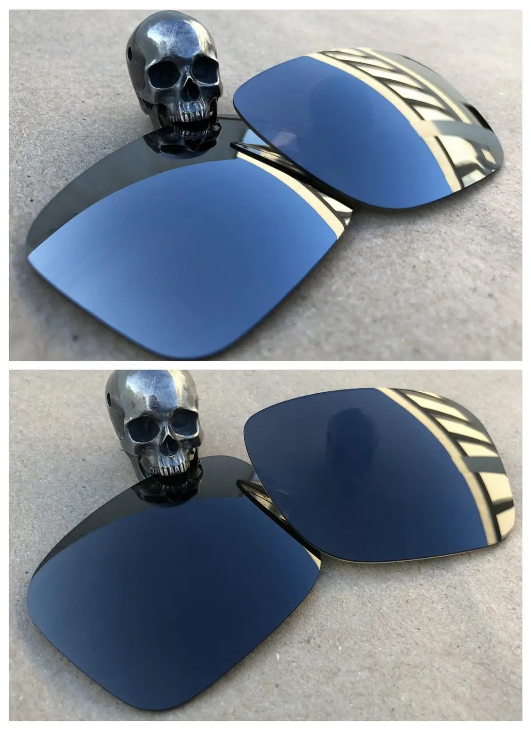 Black and Silver Firtox настоящие поляризованные улучшенные Сменные линзы для солнцезащитных очков-солнцезащитных очков(только линзы)-несколько вариантов - Цвет линз: Black and Silver