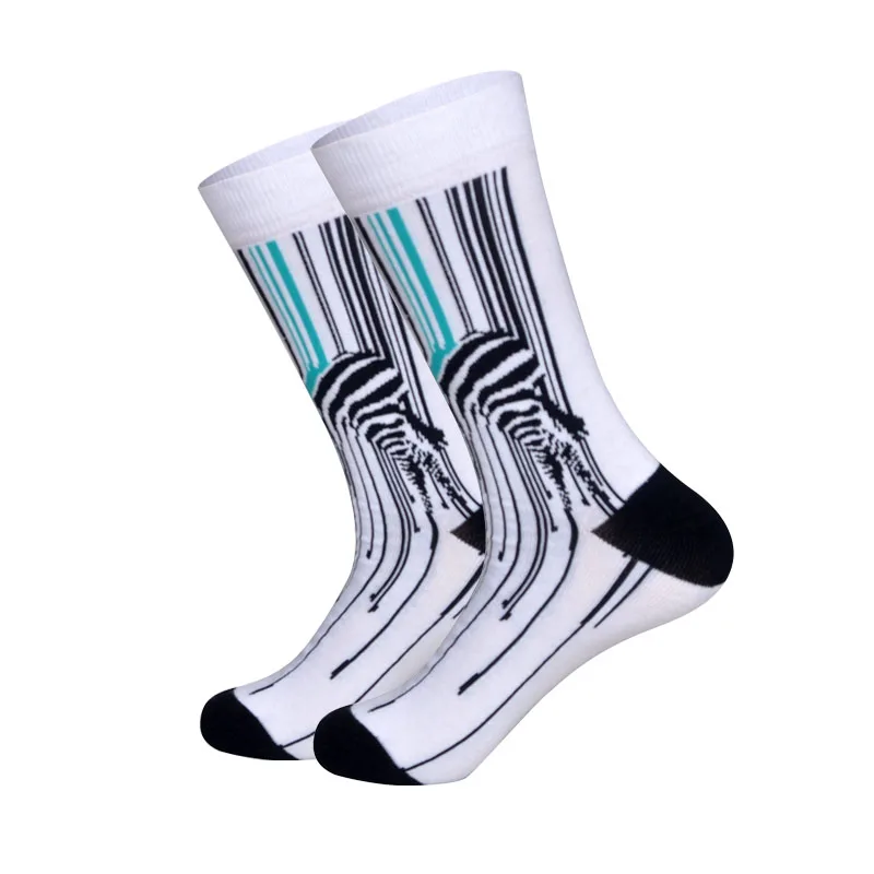 2019 женские и мужские красочные новые хлопковые счастливые носки 24 цвета фрукты