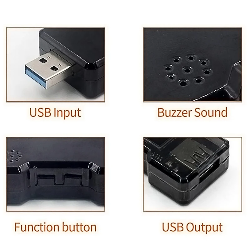 Цифровой USB тестер вольтметр амперметр постоянного тока емкости мультиметр