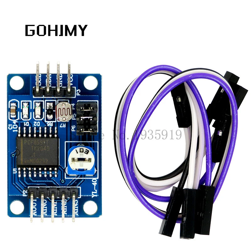 Модуль преобразования AD / DA PCF8591 аналоговые в цифровые цифро Модули + кабель