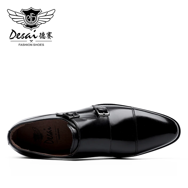 Классические мужские туфли ручной работы DESAI из натуральной кожи