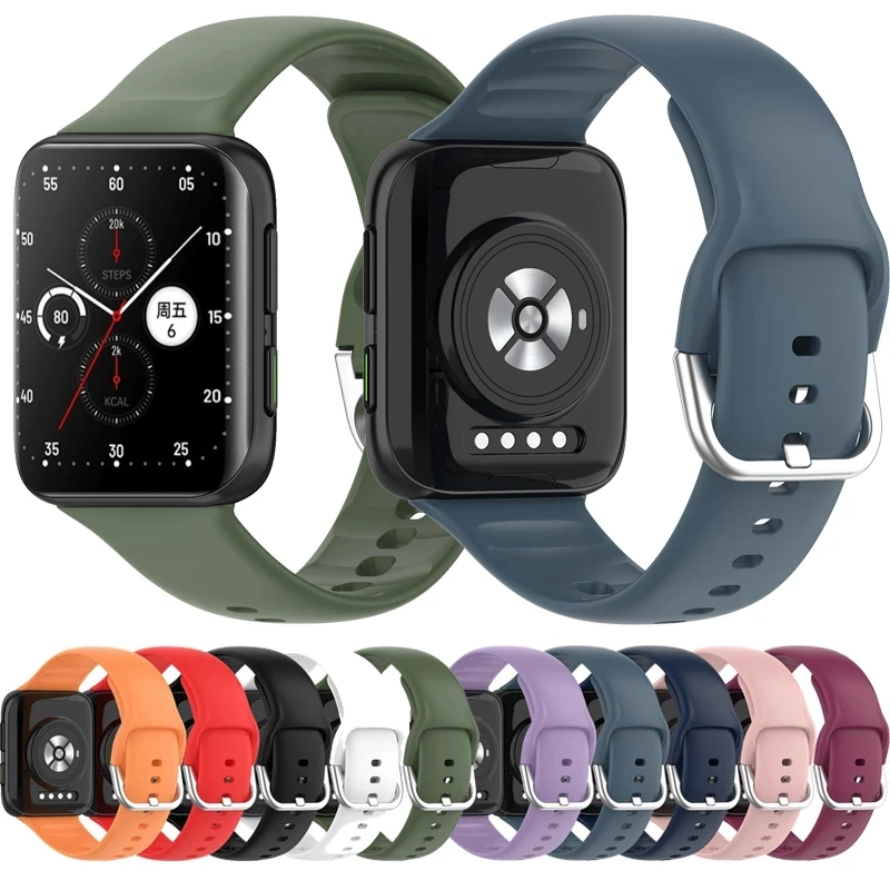 Ремешок силиконовый для Oppo Watch 2 42 мм 46 сменный спортивный браслет смарт-часов 1 41 |