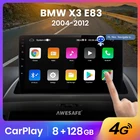 Автомагнитола AWESAFE PX9, мультимедийный плеер с GPS, 2 din, Android, Авторадио CarPlay для BMW X3, E83, 2004, 2005, 2006, 2007 - 2012