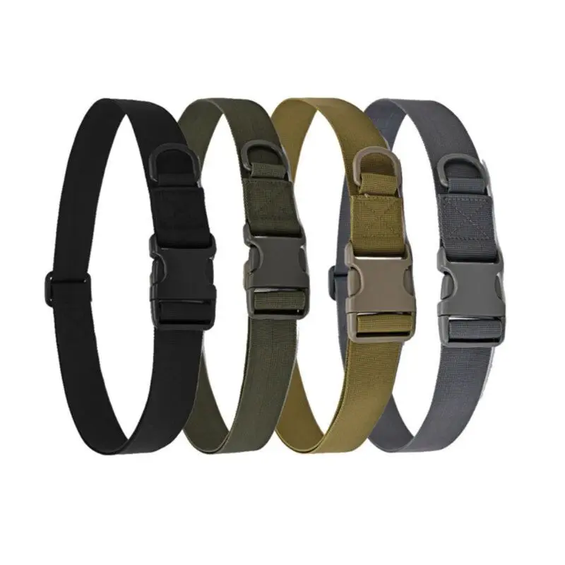 

1pc Army Fan Simple Belt Outdoor Military Combat Heavy Duty Quick Release Waistband