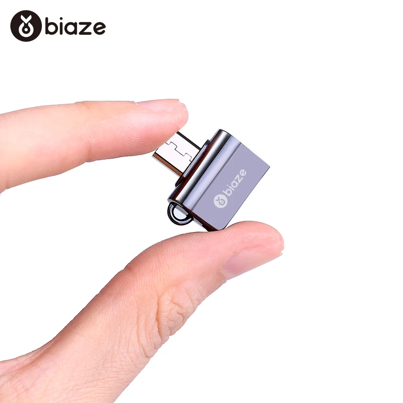 Biaze OTG адаптер кабель с разъемами микро usbи USB конвертер 2 0 для samsung Xiaomi Android телефон