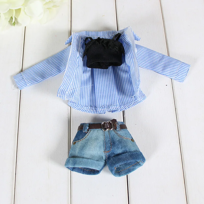 Кукла blyth в полоску юбка подходит для Блит icy Azone фабрика шарнирных кукол 1/6|Куклы| |
