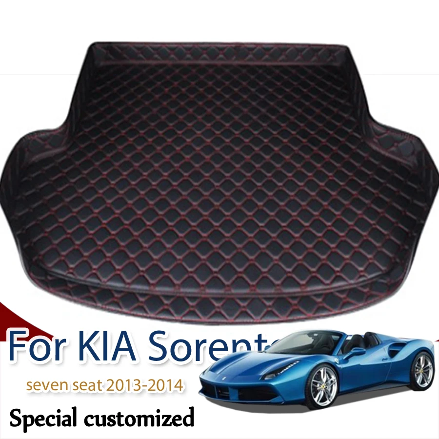 High Side Car trunk mat for KIA Sorento seven seat 2013 2014 cargo liner carpet interior accessories cover |