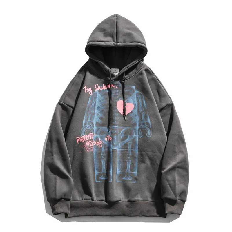 

Henry salt fashion lovers' Hooded Sweater men's Plush autumn winter 2021 new coat