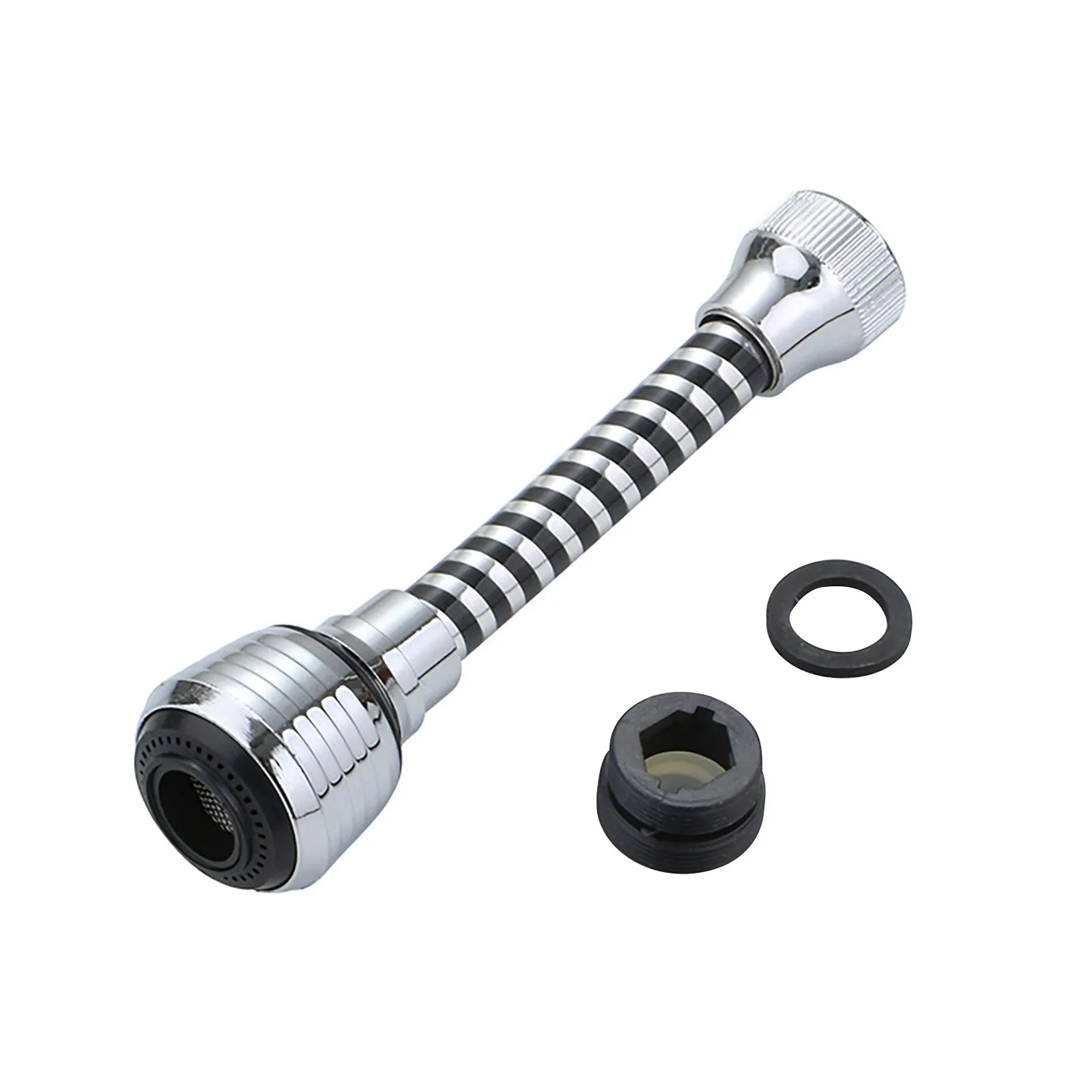 Устройство для экономии воды на кухонном кране с перемещаемым наконечником и фильтром, поворотное на 360 градусов, безопасный для гибкости и свободы действий.