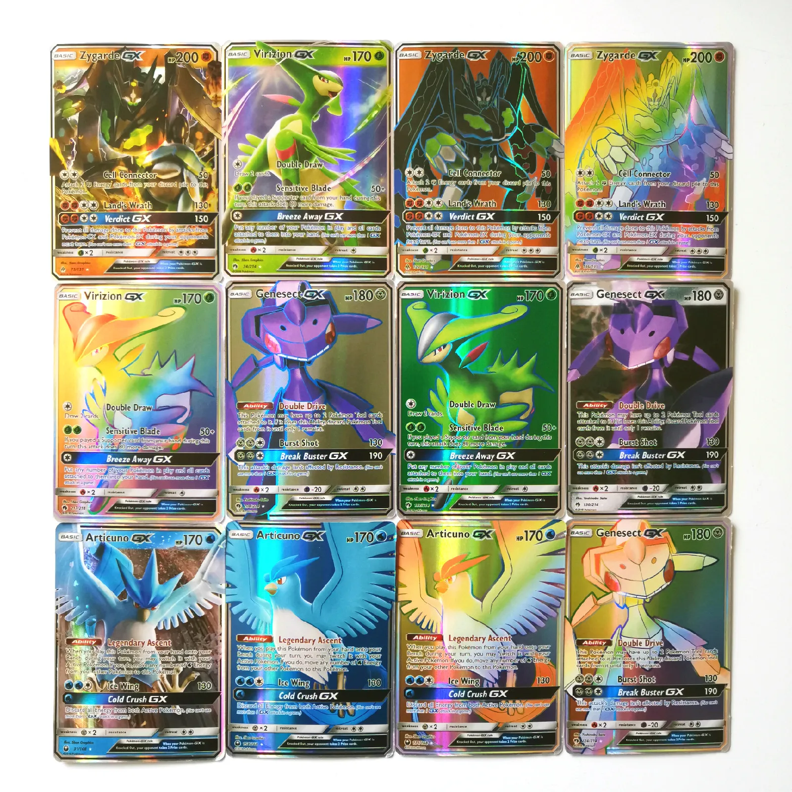 200 шт Покемон GX Сияющий Такара TOMY карты игры битва карт торговые карты игра детская игрушка