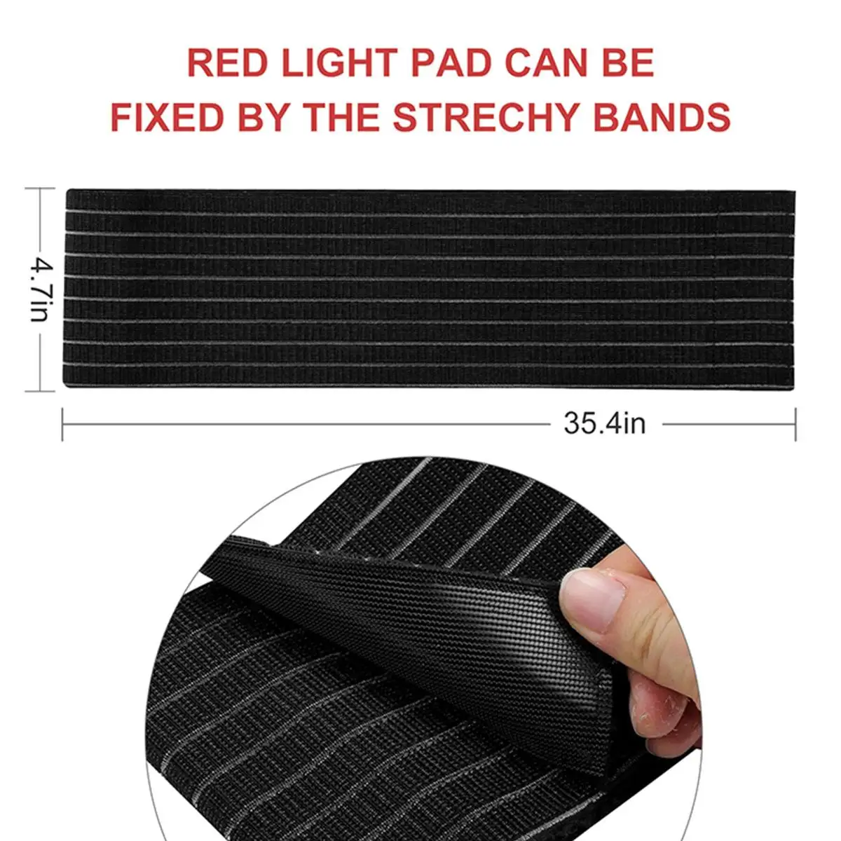 25w 660nm 880nm led red light therapy near infrared light therapy devices large pads wearable wrap for pain relief at home free global shipping