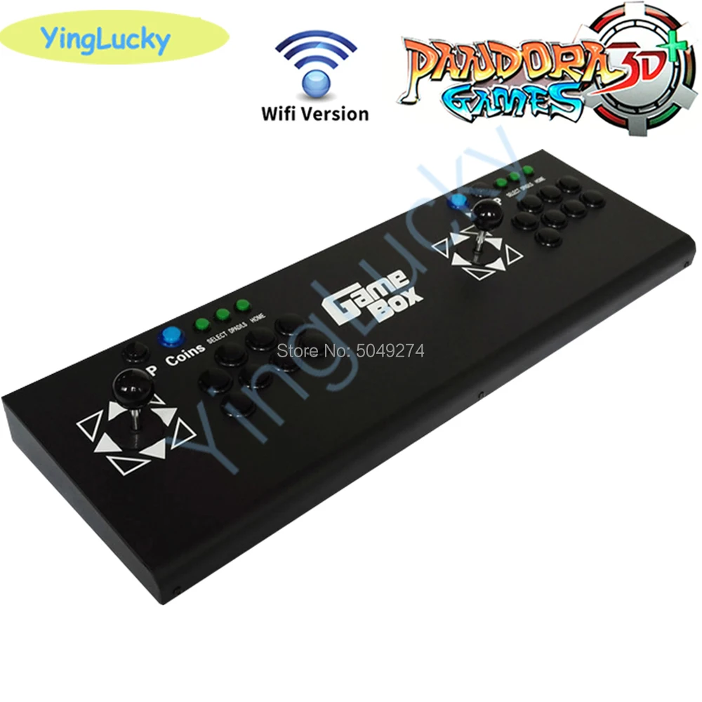 

Аркадная коробка Pandora 3D 4018 в 1, функция сохранения нулевой задержки, 8 кнопок, контроллер джойстика, печатная плата, 160 шт., 3D-игры, ретро аркадная консоль