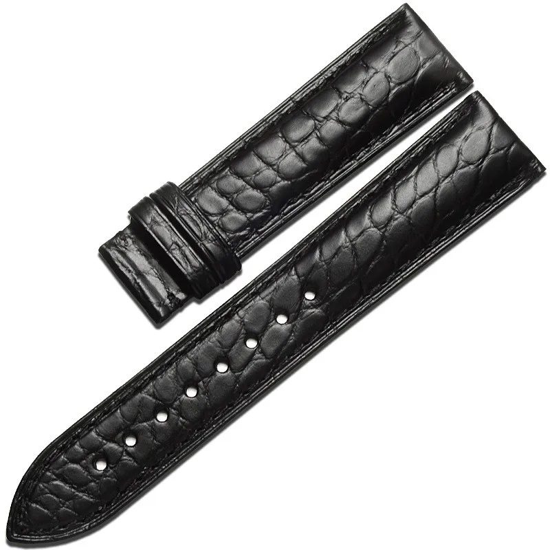 Crocodile Watchband 18mm 19mm 20mm 21mm 22mm Genuine Alligator Leather Watch Band Alligator Watch Strap Accessories dropshipping