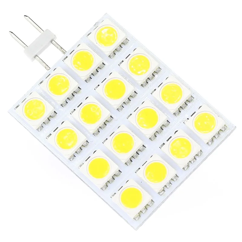 Квадратная Светодиодная лампа G4 DC/AC10 30V 16 светодиодов 5050SMD 320 352LM Коммерческая