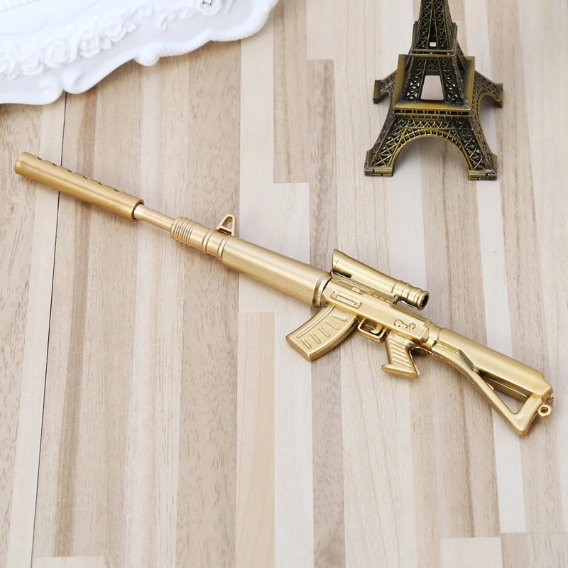 Новинка гелевая ручка пистолет шариковая в форме цветка ручки для офиса школы