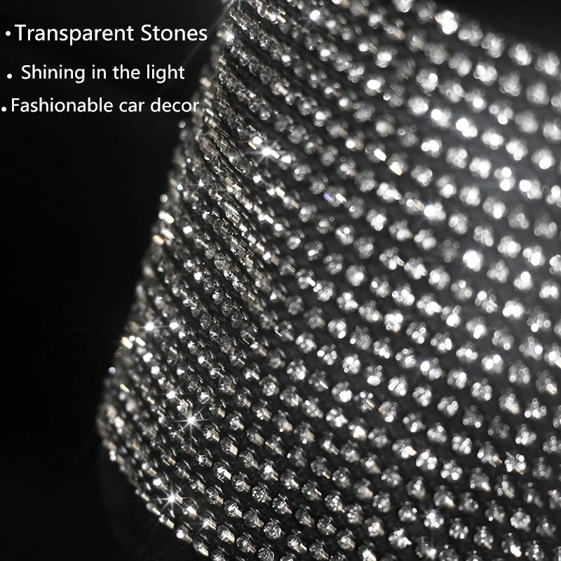 bling storage container phone holder rhinestone cute car accessories for air outlet vent interior stowing tidying sparkly decor free global shipping