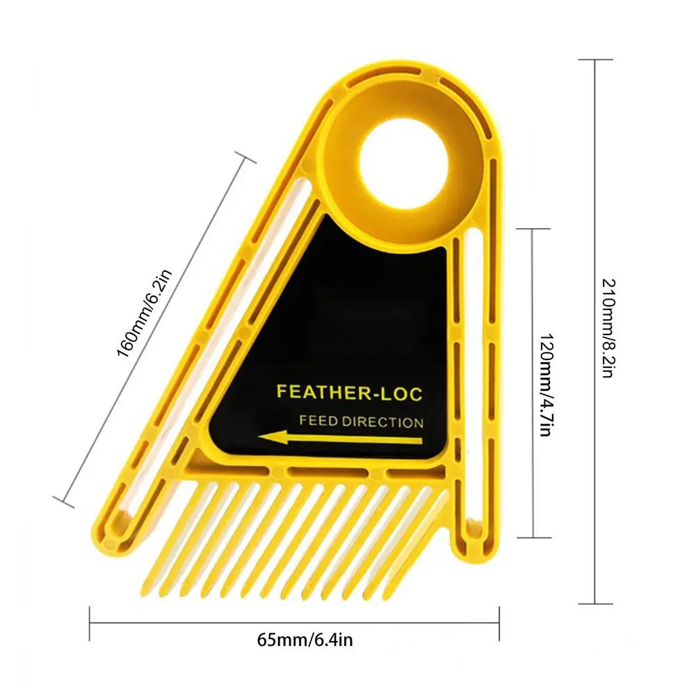 

Extended Feather Loc Board Set Multi-purpose Woodworking Engraving Machine Double Featherboards Miter Gauge Slot DIY Tools