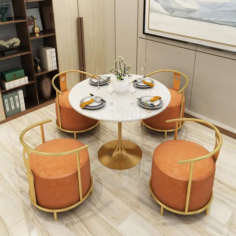 Новый китайский обеденный стул простой светильник Роскошный Гостиничный лаундж