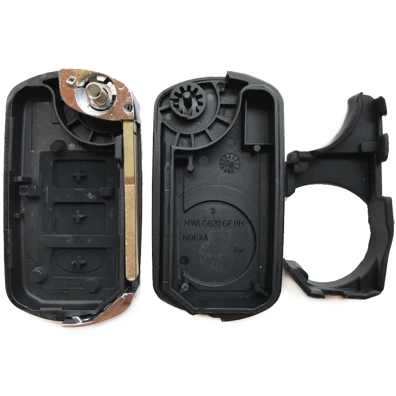 3 кнопки Автомобильный Дистанционный откидной складной чехол для ключей в виде