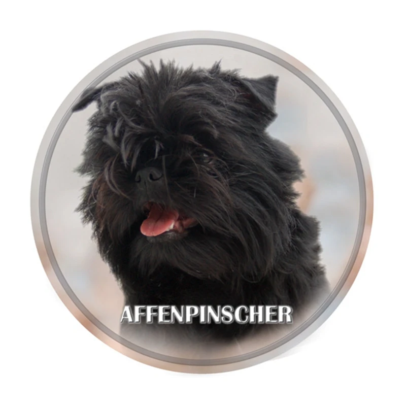 Самоклеящаяся ПВХ наклейка S30301 # Affenpinscher стикер на машину с собакой